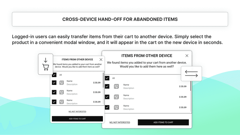 customer UI extension upsell