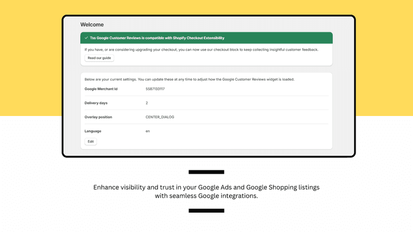 Seamless integration with post-purchase pages via app blocks
