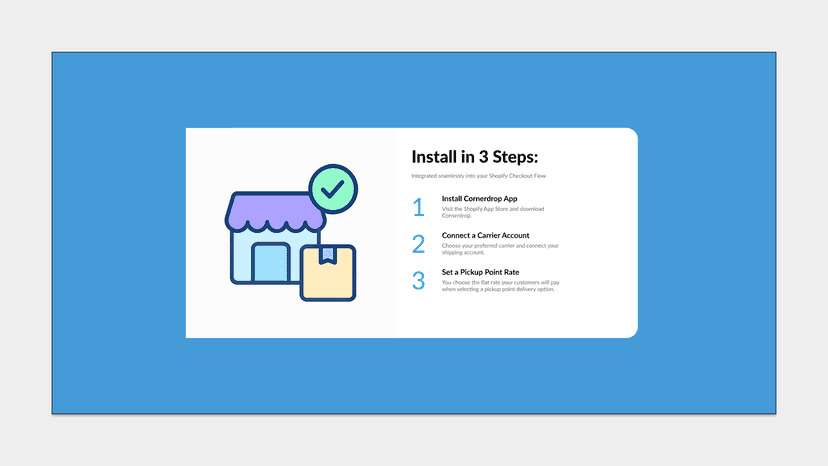 Installation Steps for Pickup Points