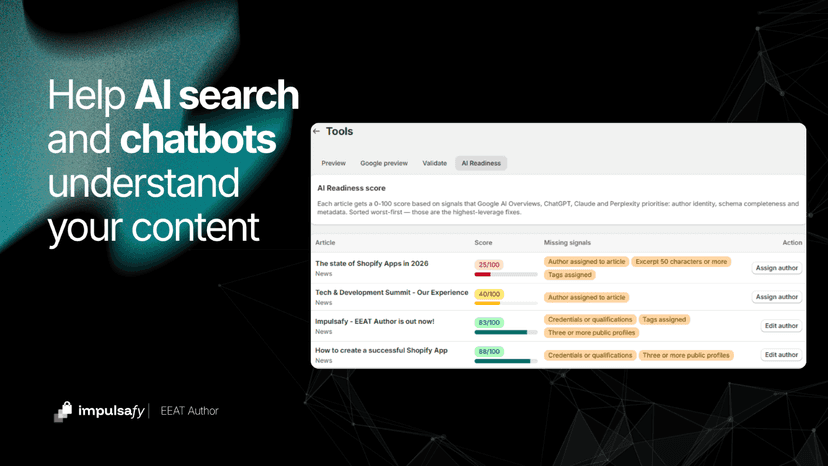 Impulsafy EEAT Author - AI Readiness