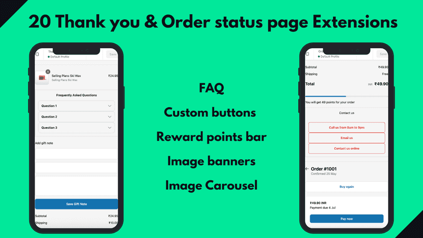 post purchase upsell checkout blocks one-click upsell