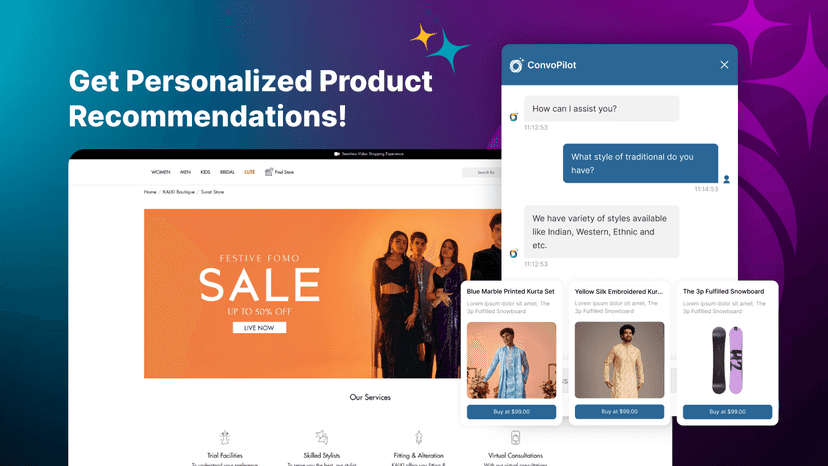 Get Personalized Product Recommandations!