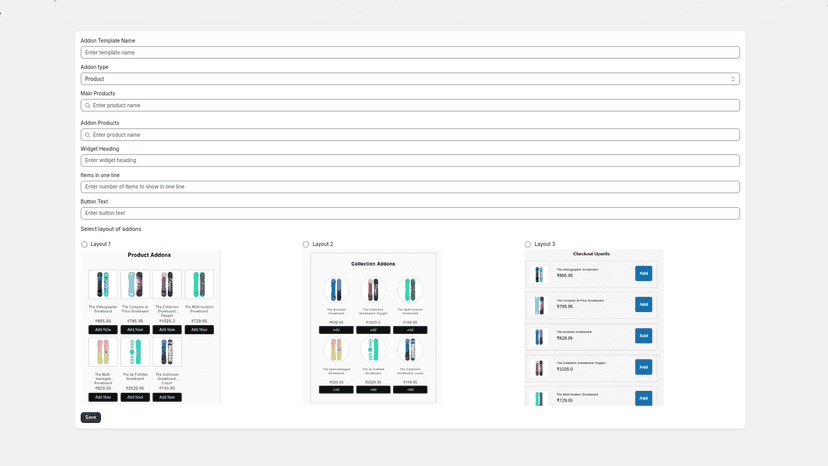 Create widget