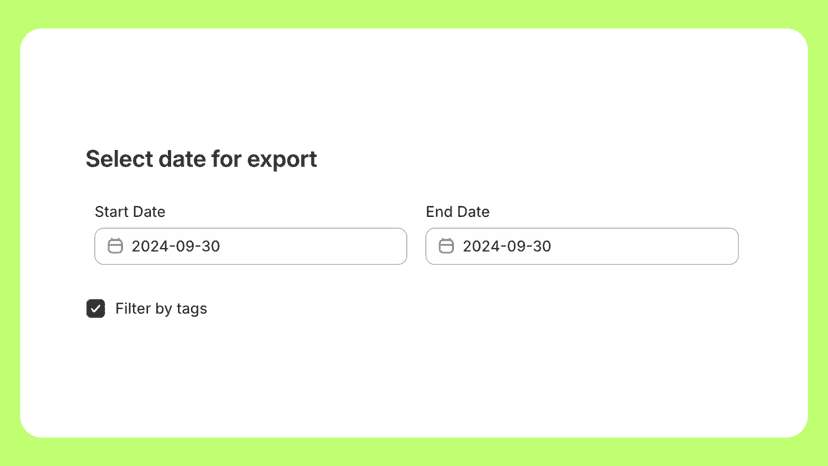 Date Selector