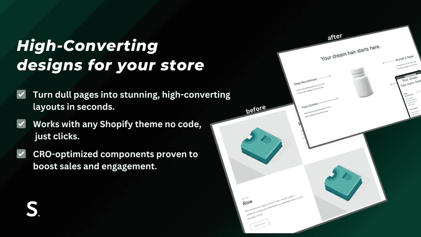 Ready made template for sections store