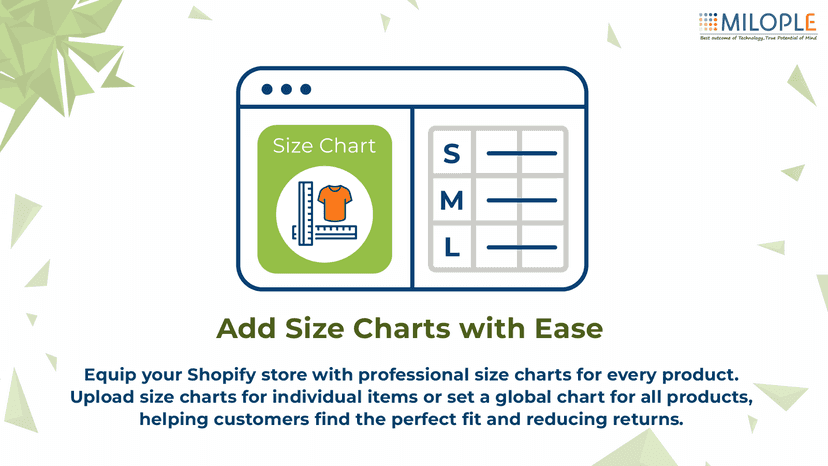 Add Size CHart with Ease
