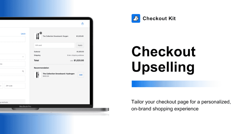Checkout Kit - Checkout Upselling