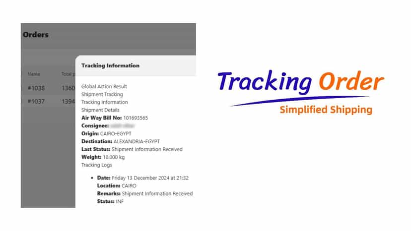 tracking order