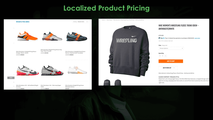 Localized Pricing
