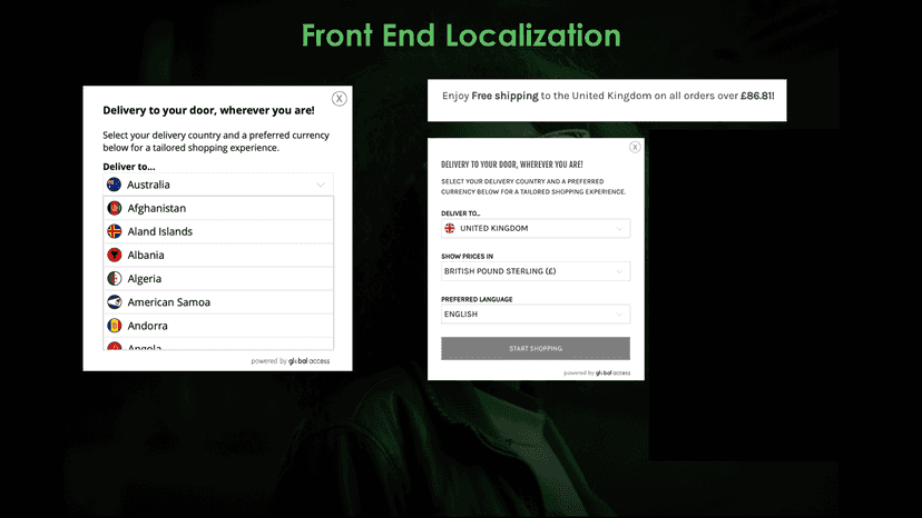 Front End Localization