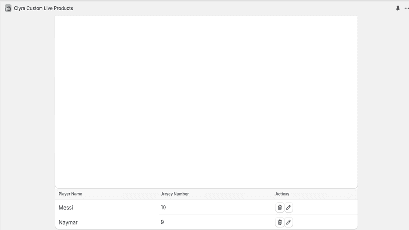 Add custom css and team players name