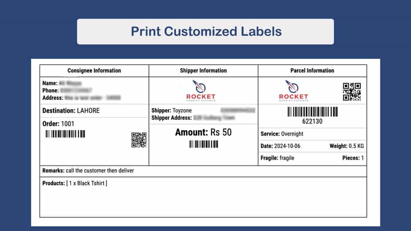 Print Custom Labels