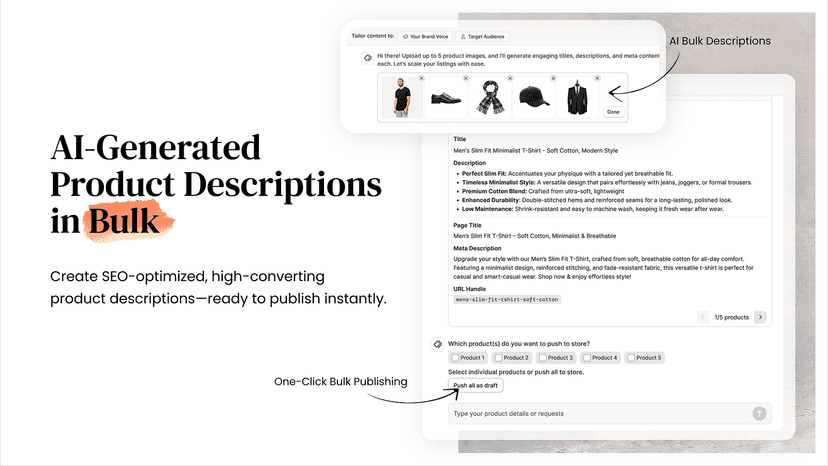AI-Generated Product Descriptions in Bulk