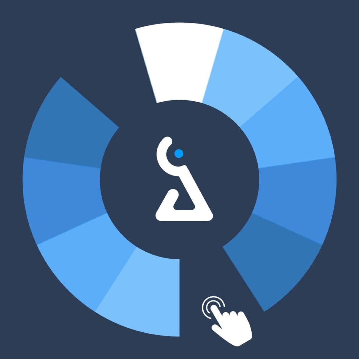 Spin Wheel to award discounts. logo