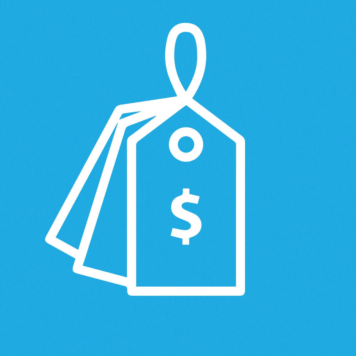 Add an additional price to the products in your Store. logo