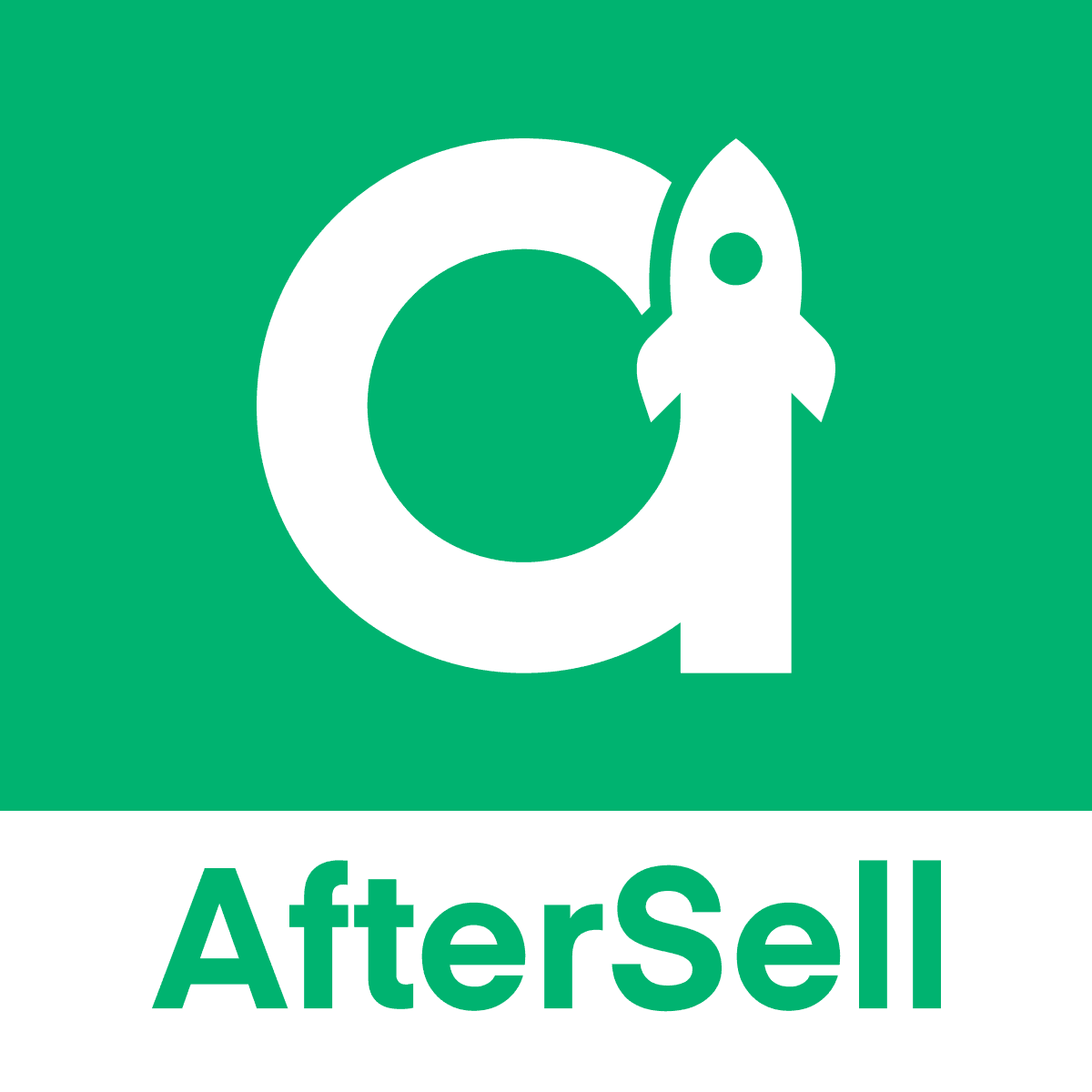 Boost your AOV with AfterSell's post purchase offers, thank you page editing, & checkout upsells logo