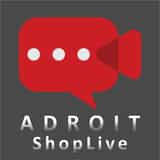 AdroitShopLive: Video Shopping logo