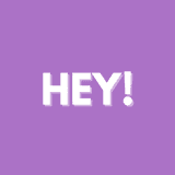 Hey! Product Page Banner& Text logo