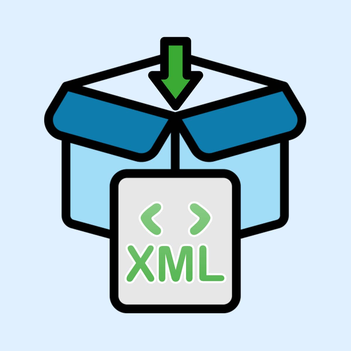 With XML Product Import you can quickly import all the products in your XML connection! logo