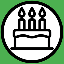 Happy Birthday Marketing logo
