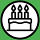 Happy Birthday Marketing logo