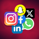 B:Instagram Social Media Icons logo