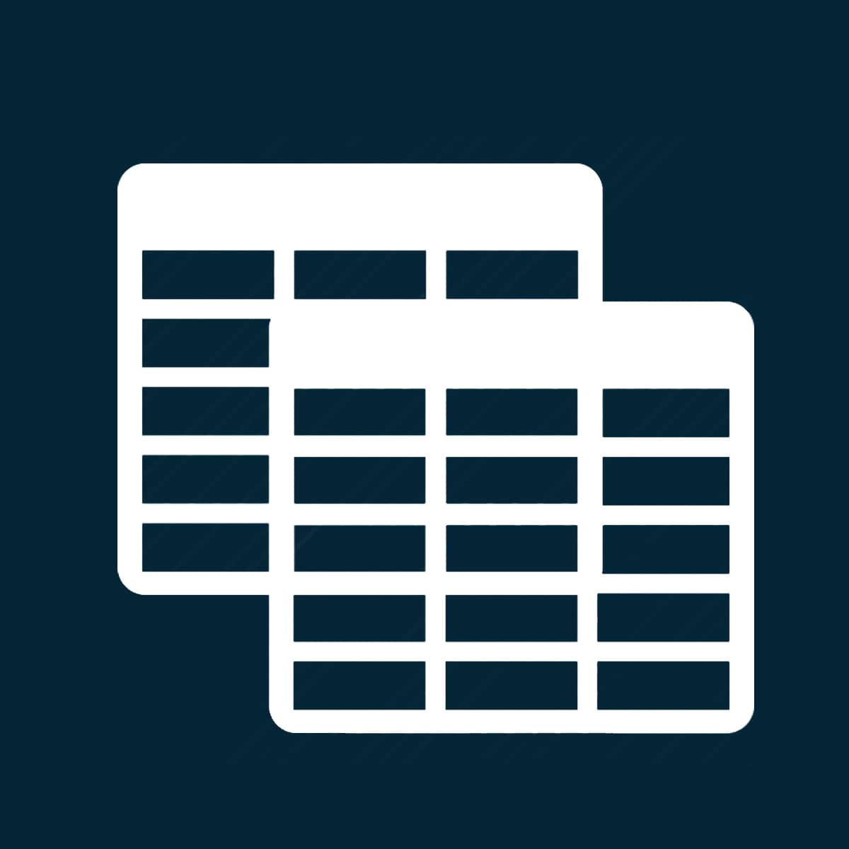 Our app allows you to add extra product data and show it in table format.