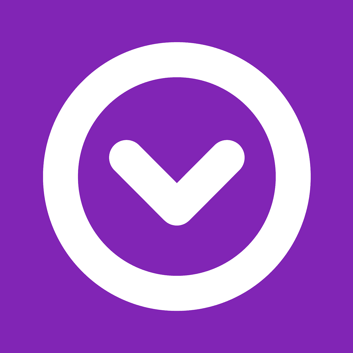 The direct-to-fan app. logo