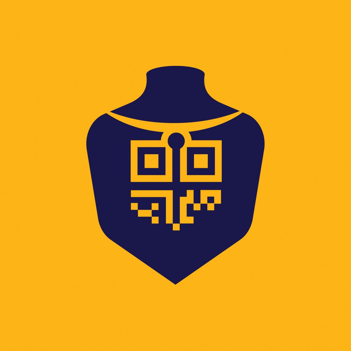 Design QR Code label for your products in just 1 steps. Make your own unique label style. logo