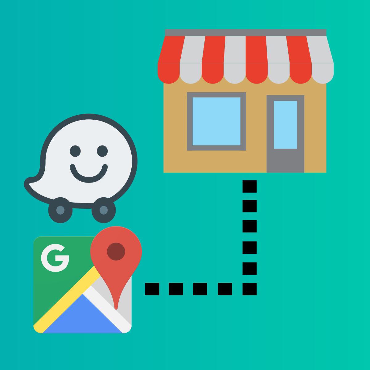 Add a floating store locator and direct customers to your physical store/dealer via Google Maps/Waze