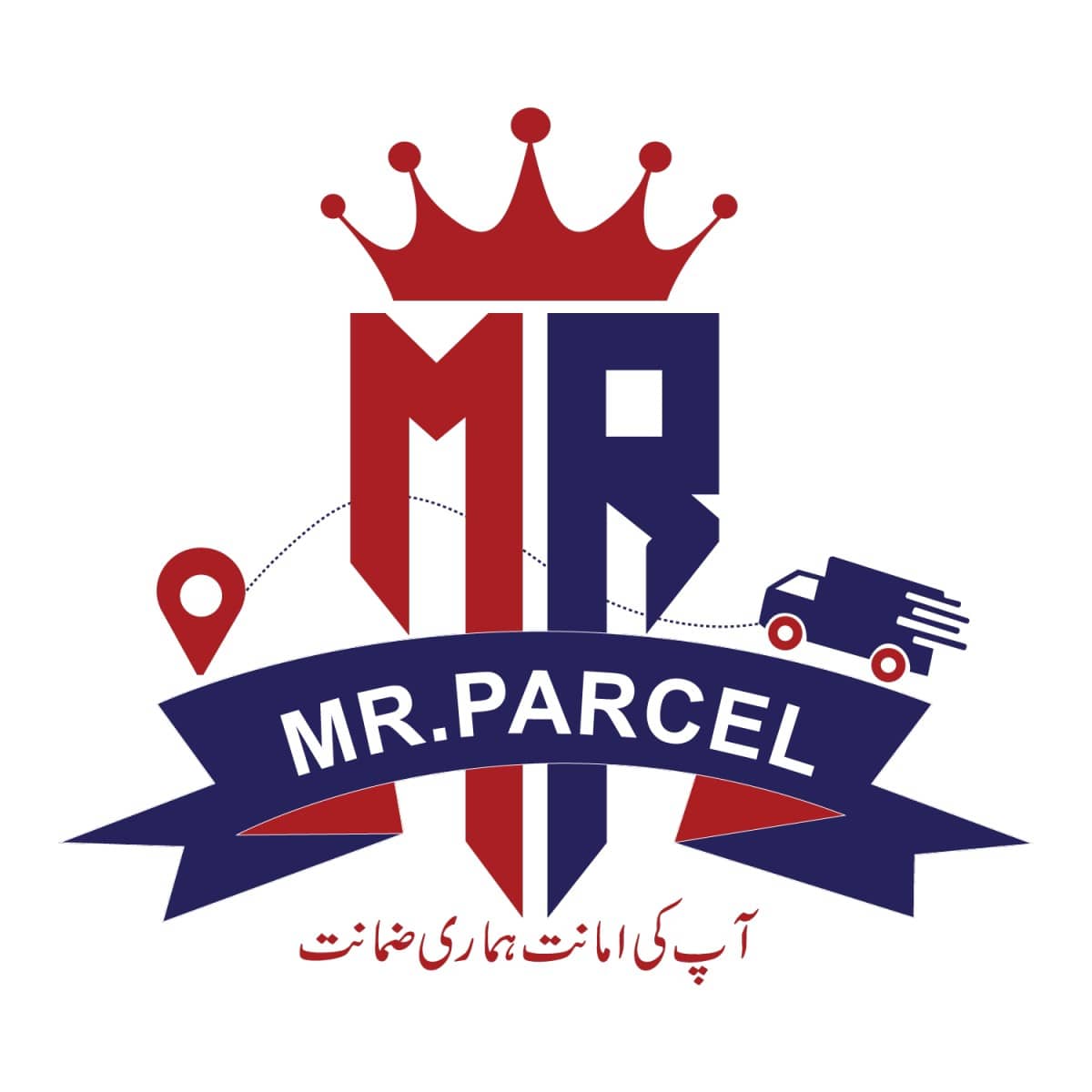 Users can effortlessly update courier information on the Mr Parcel Portal with a single click. logo