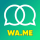WaMe : Whatsapp Chat Button logo