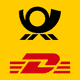 Post & DHL Shipping (official) logo