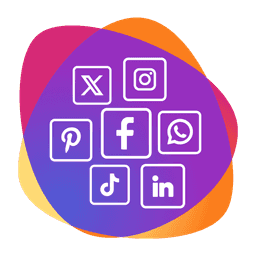 Mega Social Media Icons Bar logo