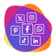 Mega Social Icon Bar logo