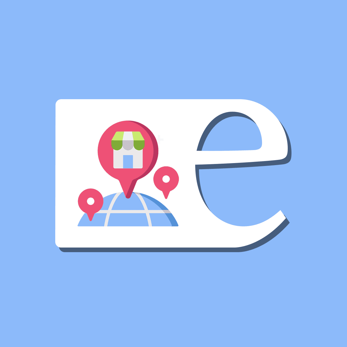 The Smart Store Locator provides a map page showing the store outlets' locations.
