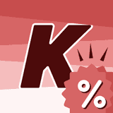 K: Quantity Breaks, Discounts logo