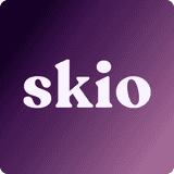 Skio, a Recharge Company logo