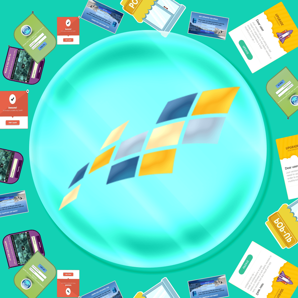 Choose and design ConstantContact subscription popup templates to increase sales