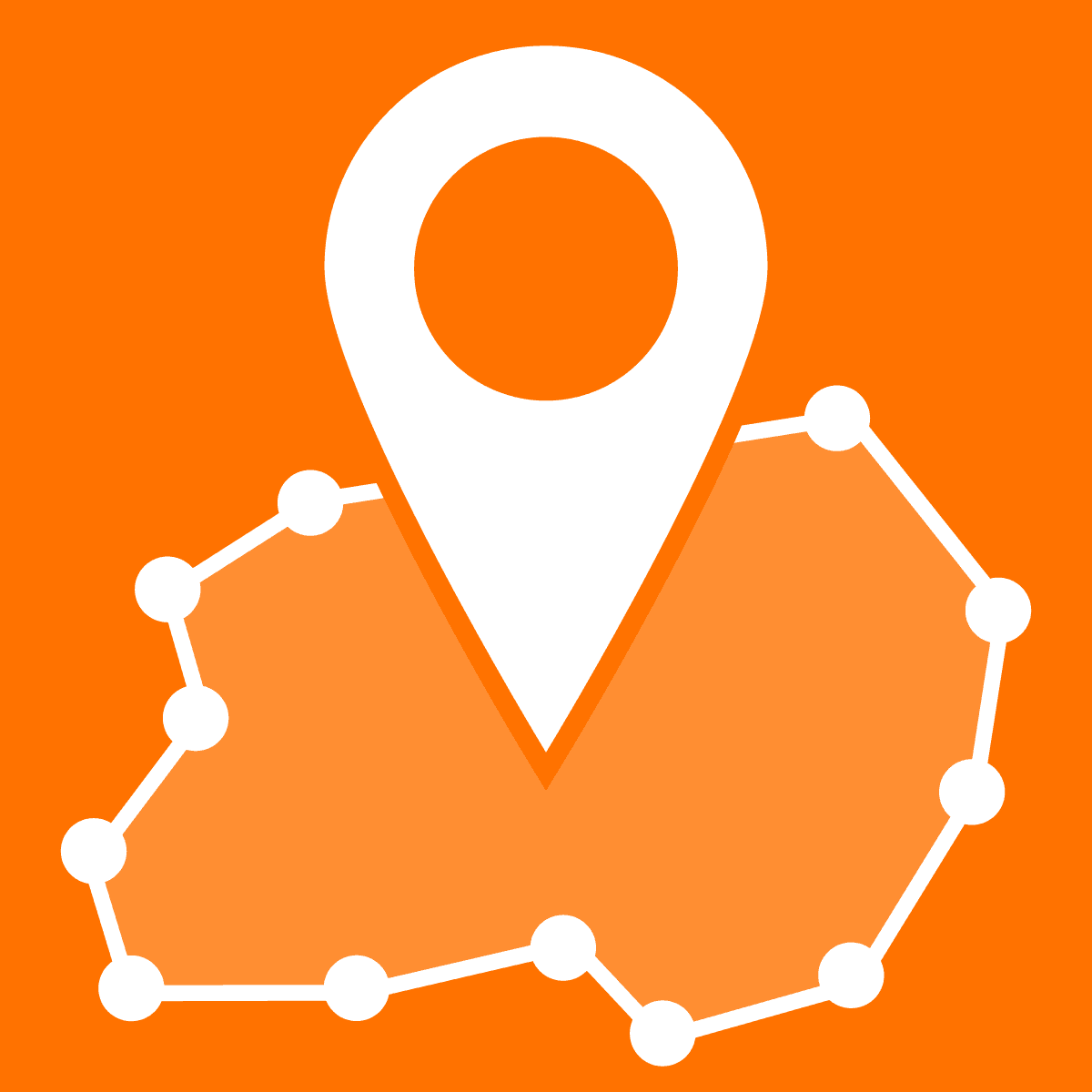 Define your shipping areas by simply drawing them on a map. logo