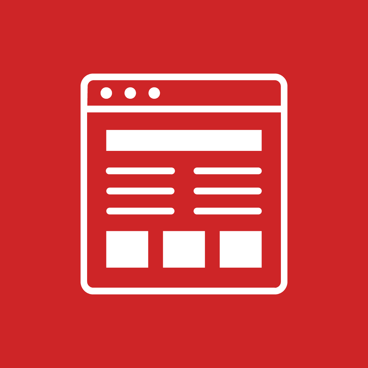 Design your own custom-made pages by dragging and dropping