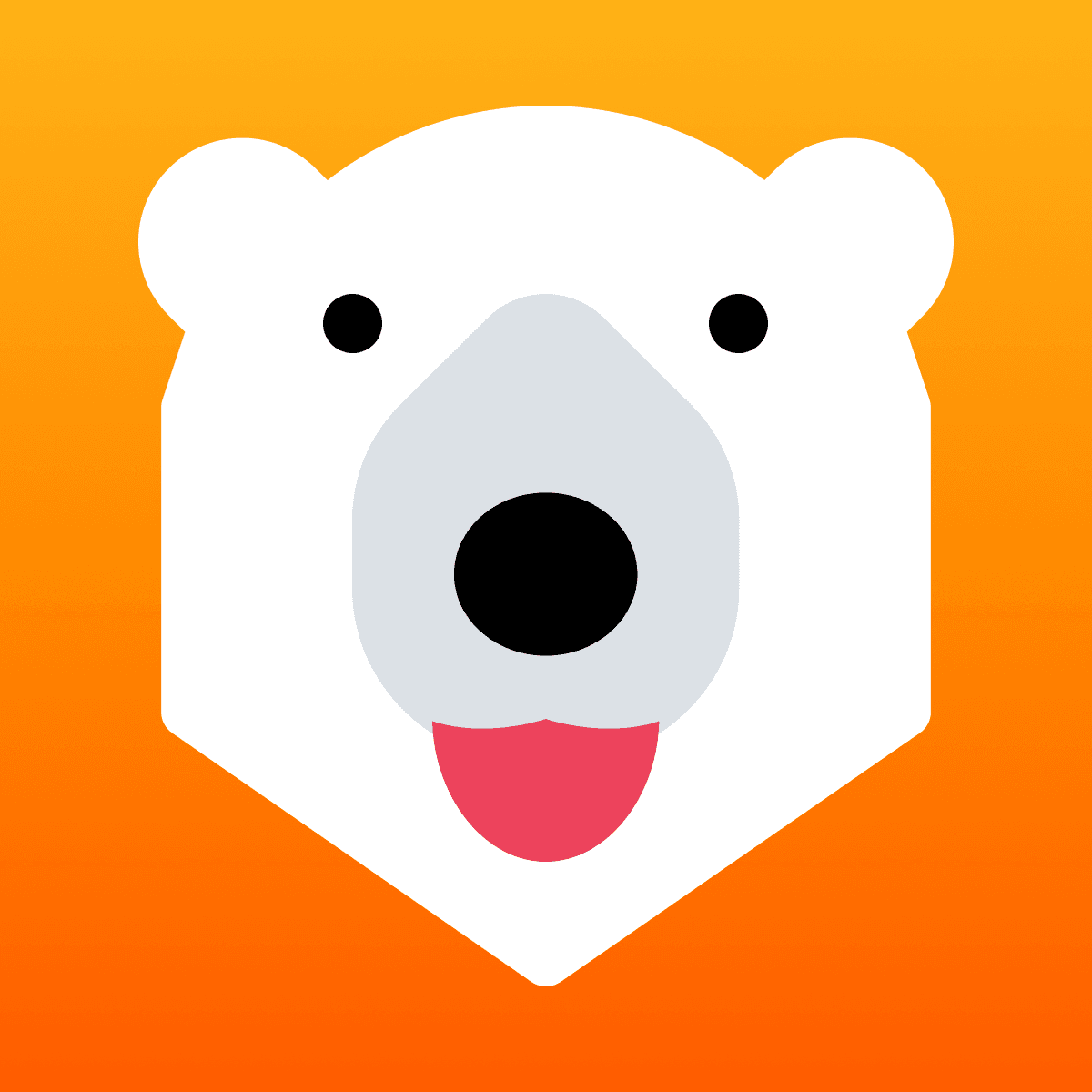 Free Shipping Bear logo