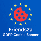 Friends2a GDPR Cookie Banner logo