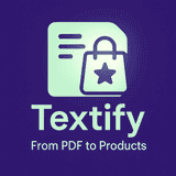 Textify: From File to Products logo