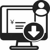 領収書のダウンロード logo