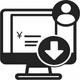 領収書のダウンロード logo