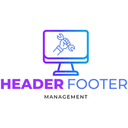 Header Footer Management logo