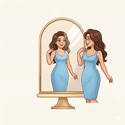 MirrorLook AI Virtual Try‑On logo