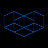 Voxelwave AI: 3D models & AR logo