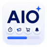 AIO Free shipping bar 8+Apps logo